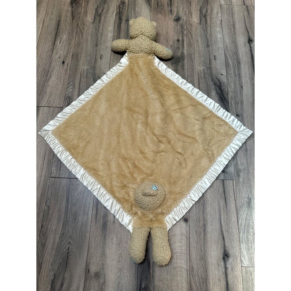 My Banky Billy LOVED Brown Teddy Bear Security Blanket Lovey Plush Playmat - Picture 2 of 5